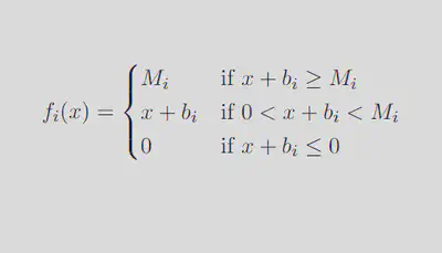 Piecewise Linear Activation Function