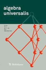 Algebra Universalis